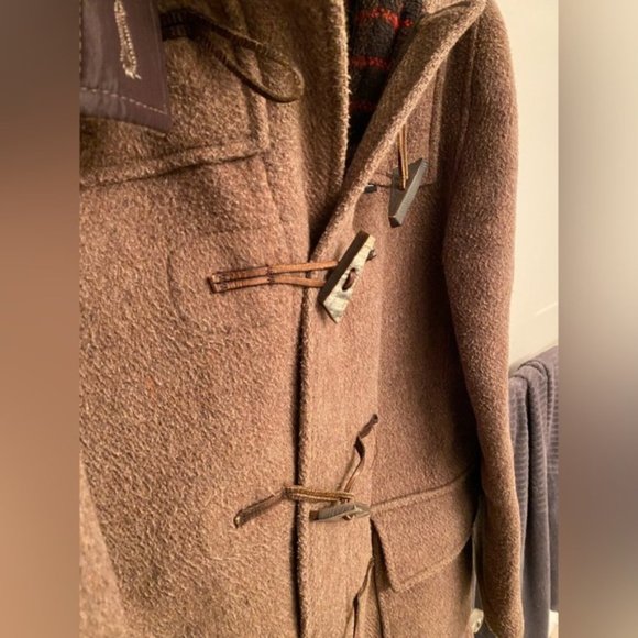 SOLD Vintage Gloverall Made in England Brown Duffle Coat - Picture 7 of 16
